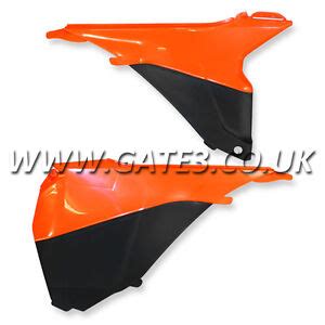 Ktm Xc Xc Orange Black Air Filter Box Covers Enduro X