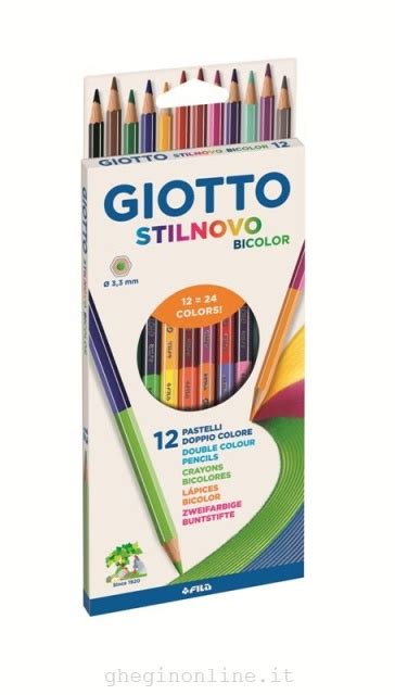 Pastelli Colorati Per Disegno FILA Astuccio 12 Giotto Stilnovo