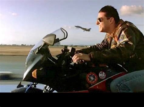 Top Gun Maverick: Maverick Top Gun Motorcycle Scene