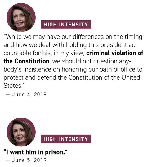 From ‘He’s just not worth it’ to ‘I want him in prison’ – How Nancy’s Pelosi’s impeachment talk ...