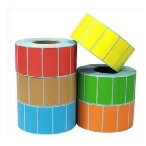 Printed Chromo And Polyester Multicolor Barcode Labels For Packaging