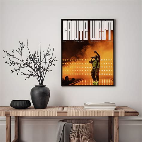 Kanye West Wall Art Poster Kanye Cover Art Hypebeast Kanye Rapper ...