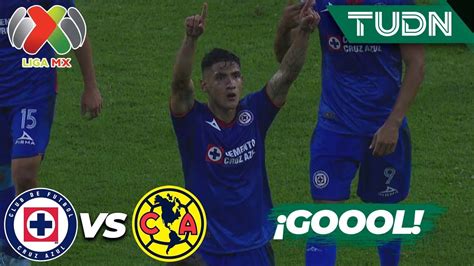 ¡golazo Azul Antuna Acerca A La Máquina Cruz Azul 2 3 América