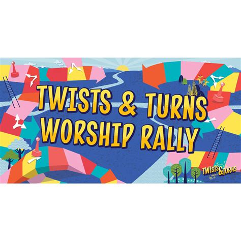 Rotation Signs Pack Of 7 Twists And Turns Vbs 2023 By Lifeway