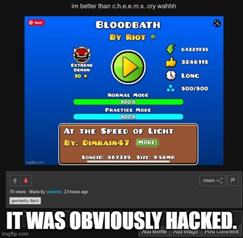 Someone Hacked Bloodbath Imgflip