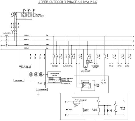 ACPDB Outdoor 3 Phase 6 6 Kvk Max In AutoCAD Dwg File Cadbull