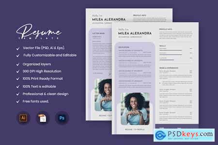 Zety Creative Resume & CV Template » Free Download Photoshop Vector ...