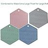 Amazon Packed Silicone Trivet Mats Diy Different Size Dish Drying Mat Hot Pot Holder