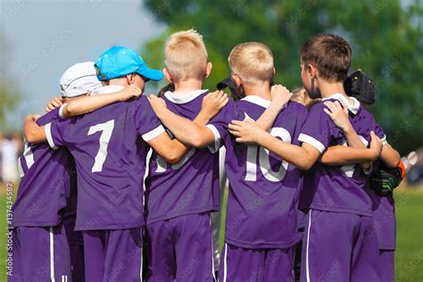 Kids Play Sports Children Sports Team United Ready To Play Game