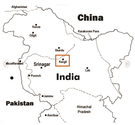 Kargil Map