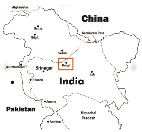 Kargil In India Map - Binnie Sharlene