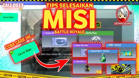 Tips Cara Selesaikan Misi Event Carrier Down Codm Codm Tips Youtube