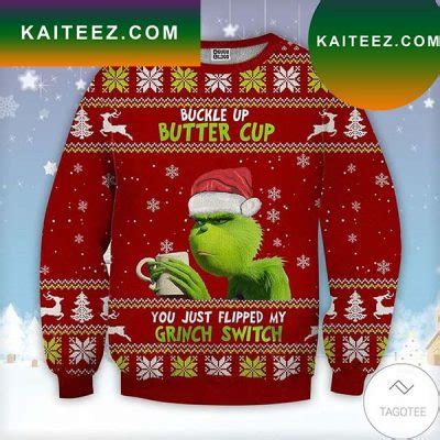 Grinch Squad Grinch Christmas Ugly Sweater Kaiteez