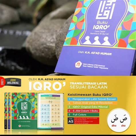 Buku Iqro Iqro Milenial Cara Cepat Membaca Al Quran Alqosbah