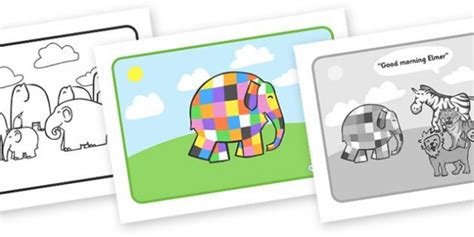 Elmer Story Sequencing | Elmer the elephants, Story sequencing, Elmer