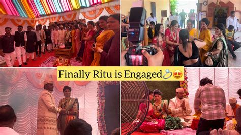 Rituची Love Marriage की Arrange🤔😍 Finally Ritu Is Engaged💍 Engagement