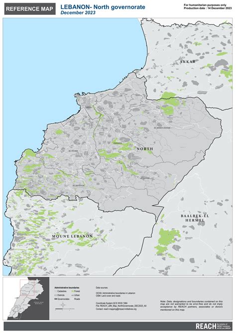 Lebanon - North governorate, December 2023 - Lebanon | ReliefWeb