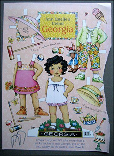 Ann Estelle S Friend Georgia Gracie And Cousin Tommy Paper Dolls By