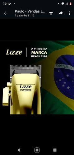 Máquina De Cortar Cabelo Lizze Supreme Bivolt Profissional