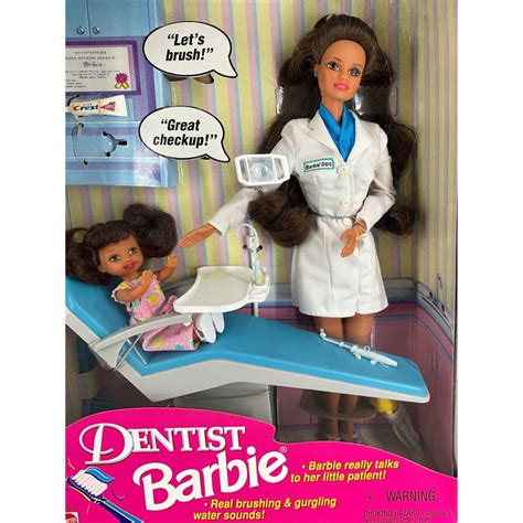 Dentist Barbie Brunette Doll With Brunette Kelly V Barbiepedia