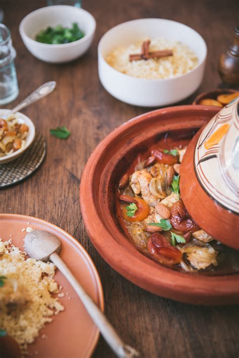 Tajine Au Four Poulet Abricot Et Amande Recette Tangerine Zest