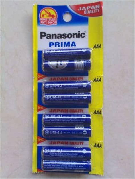 Jual Baterai Batre Battery Panasonic Prima AAA A3 Di Lapak Trust