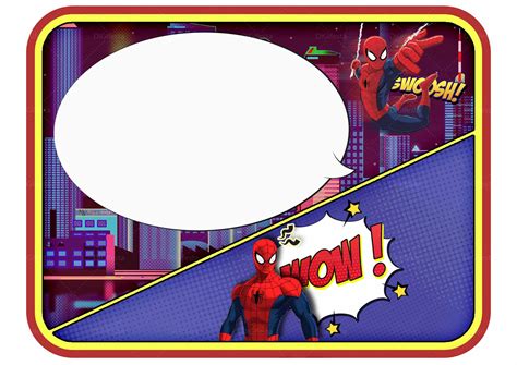 Convite Homem Aranha 55 Modelos Incríveis De Convites