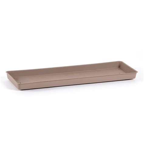 Plateau Taupe Pour Jardiniere Miami Cm Eda Plastiques