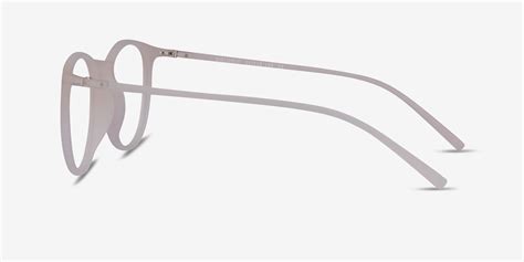 Dialogue Round Matte Clear Full Rim Eyeglasses Eyebuydirect Canada