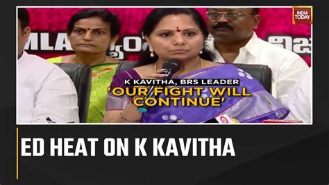 Delhi Liquor Scam Ed Summons Kcrs Daughter K Kavitha For Questioning