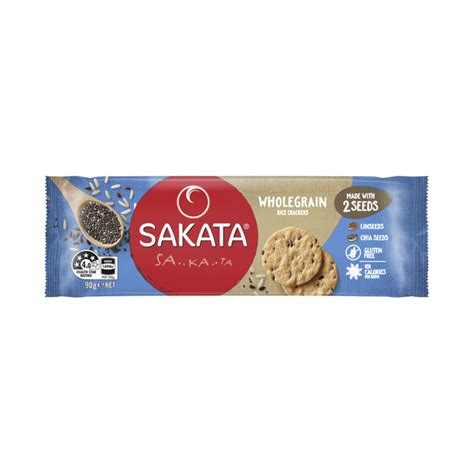 Buy Sakata Wholegrain Original Rice Crackers 90g Coles