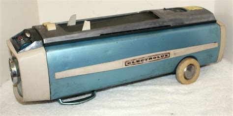 Vintage Electrolux 1205 Blue Canister Vacuum For Parts Works