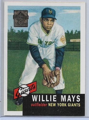 Amazon Topps Baseball Willie Mays Topps Commemorative