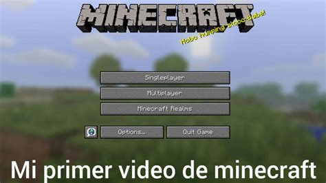 Mi Primer Video Minecraft Creo Que Si Me Quedo Demasiado Largo El