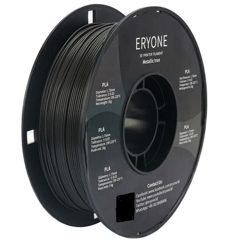 Филамент ERYONE Metallic Iron PLA Filament 1.75mm, 1kg(2.2lbs ...