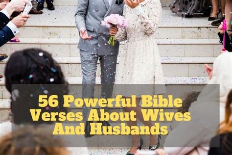 56 Powerful Bible Verses About Wives And Husbands