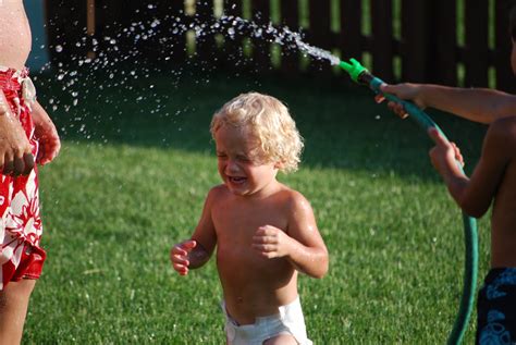 The Marlow Family: Water balloon fight