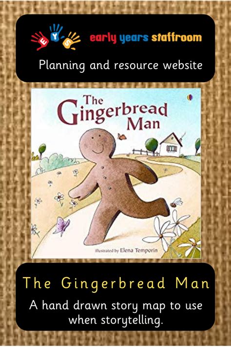 A Hand Drawn Story Map To Use When Story Telling The Gingerbread Man