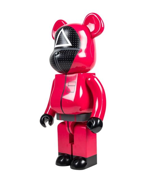 Medicom Toy X Squid Game Guard Berbrick Figure Red Farfetch Uk