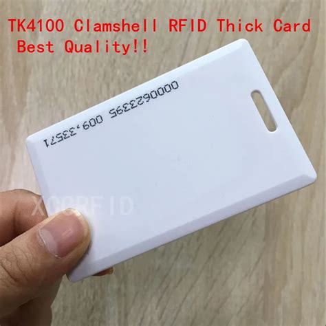 Khz Rfid Em Tk Clamshell Card Mm Thickness Proximity Id