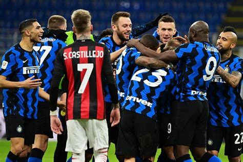 Foto : Inter Milan Vs AC Milan, Ucapan 