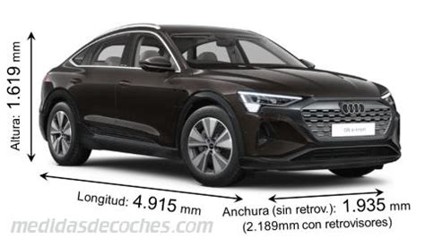 Medidas Audi Q8 Sportback E Tron Maletero Y Dimensiones