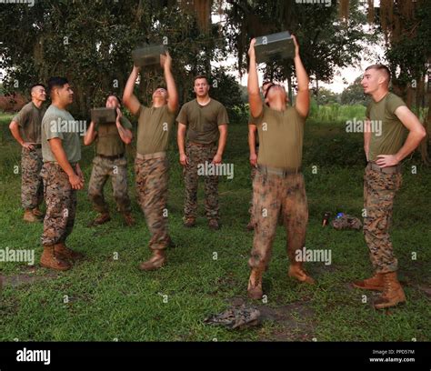 Marine Corps Logistics Command Marines Participate In An Annual Combat