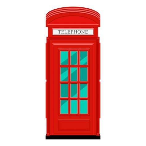 Telephone Box Isolated 1269656 Vector Art At Vecteezy