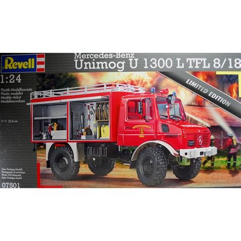 REVELL 07501 Mercedes Benz Unimog U 1300 L TLF 8 18 Maßstab 1 24