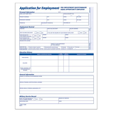 Free Printable Job Application For Walmart - Free Printable