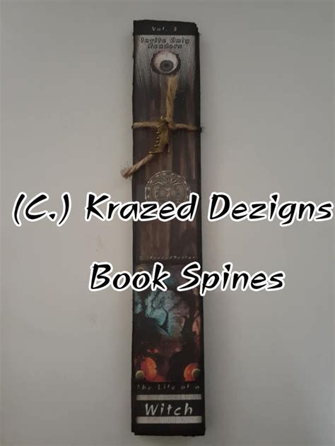 Halloween Book Spines Gothic Witchy Spooky Haunting Etsy