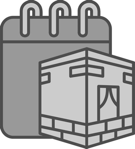 Hajj Line Filled Greyscale Icon 41700018 Vector Art At Vecteezy