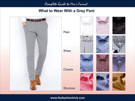 What Color Shirt With Gray Pants
