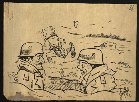 [Ткачев]. Рисунок-карикатура. "Ганс - Фрицу..." Для журнала "Фронтовой ...